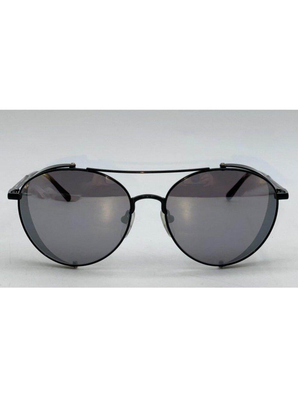 Saint Owen Triumph Titanium Frame Black Unisex Aviator Sunglasses